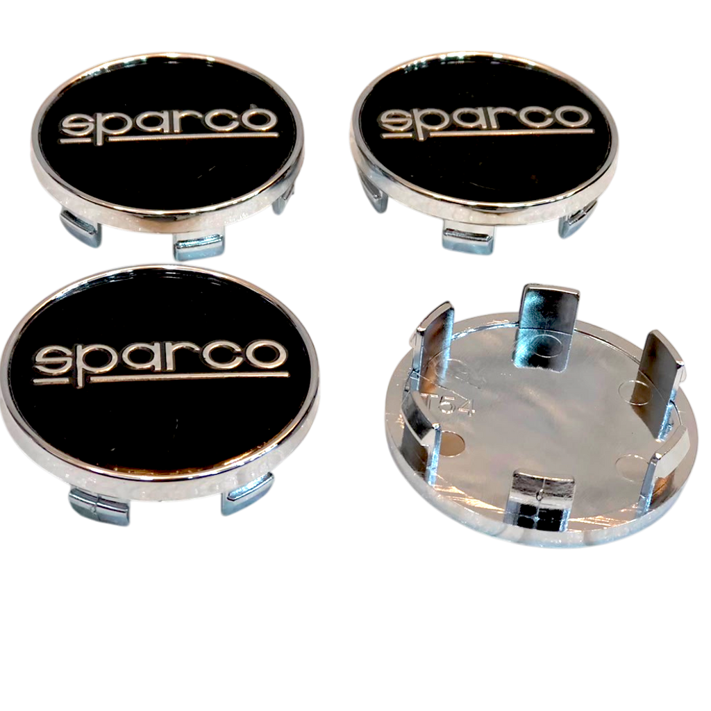 TAPACUBOS PLANO SPARCO 54MM  NEGRO