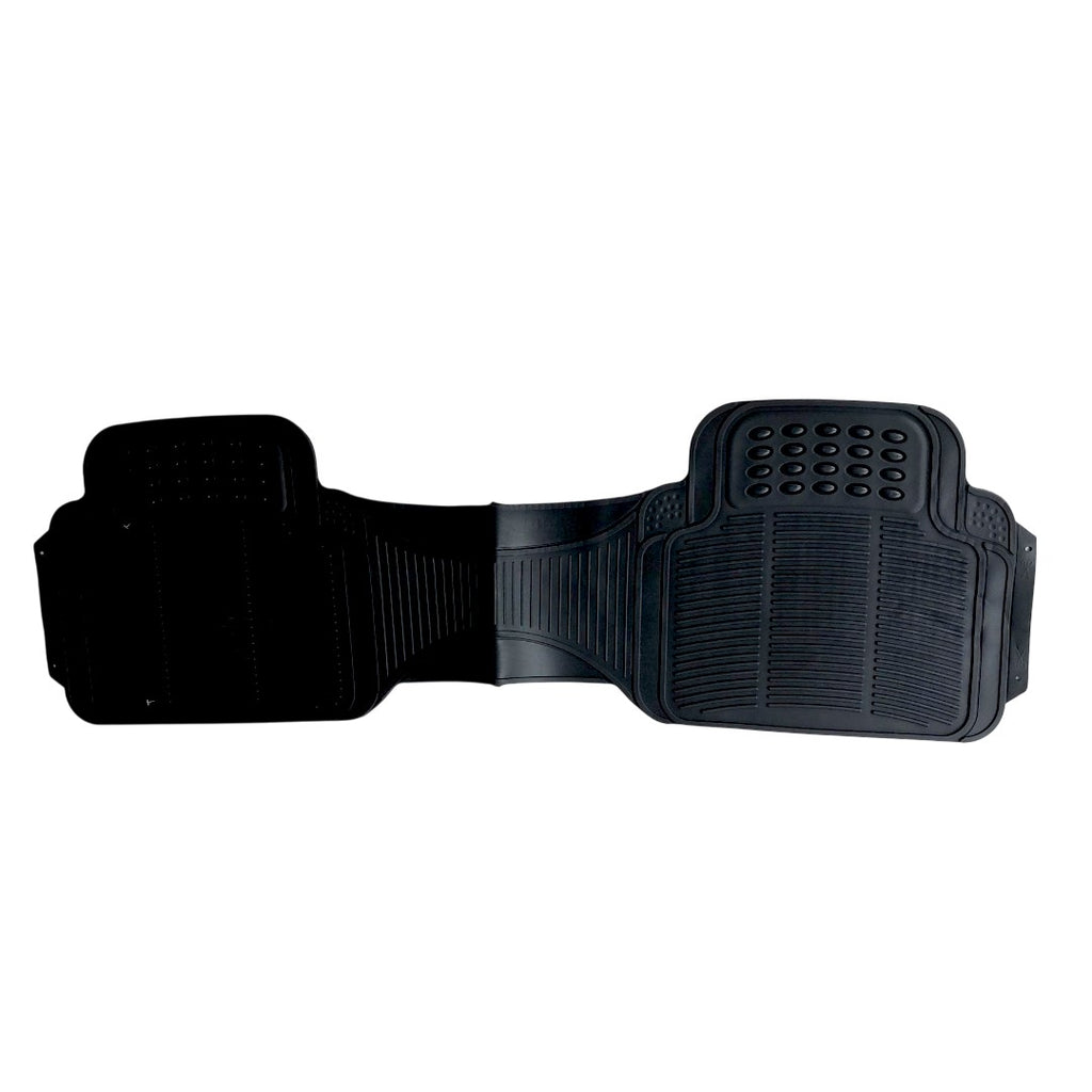 MOQUETA CAUCHO UNIVERSAL 3 PIEZAS NEGRO