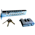 TRABA CANDADO PEDAL 8 HUECOS