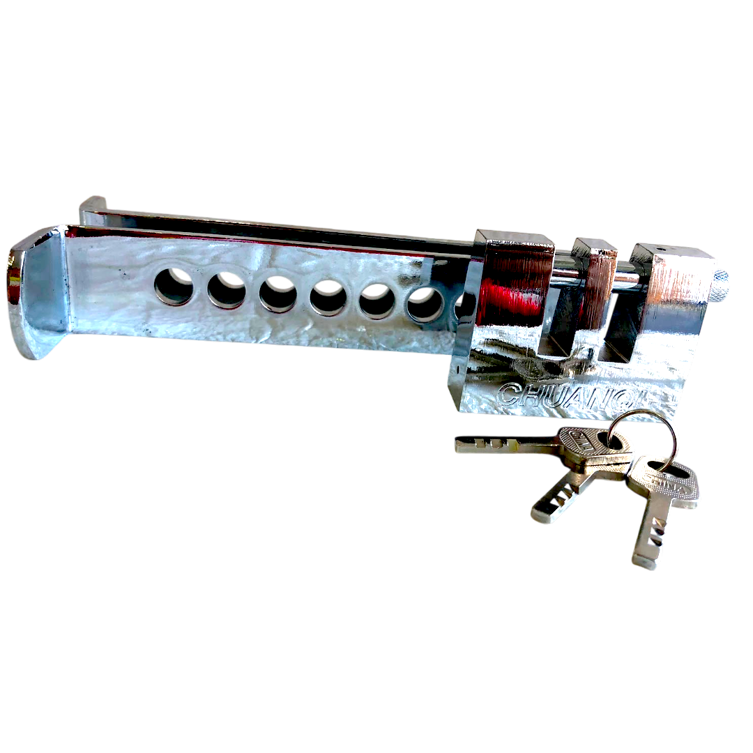 TRABA CANDADO PEDAL 8 HUECOS