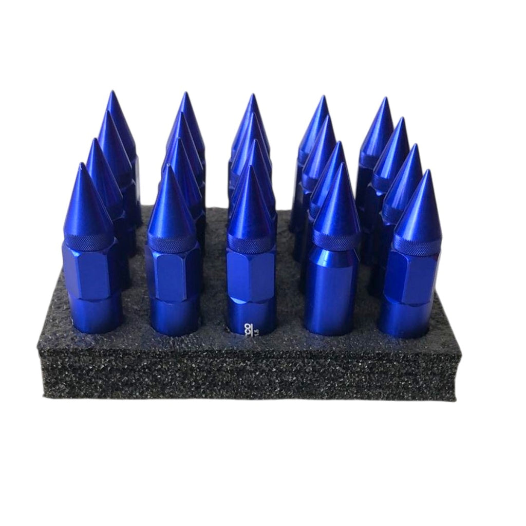 TUERCAS TUNING ALUMINIO CON PUNTA M12*1.5 AZUL
