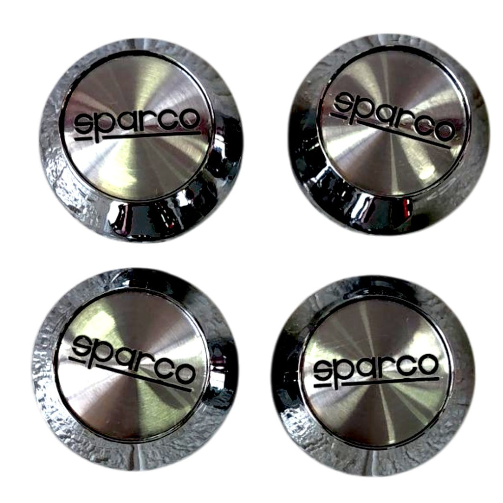 TAPACUBOS HONDO SPARCO /65MM / PLATEADO