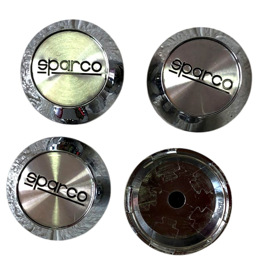 TAPACUBOS HONDO SPARCO /65MM / PLATEADO