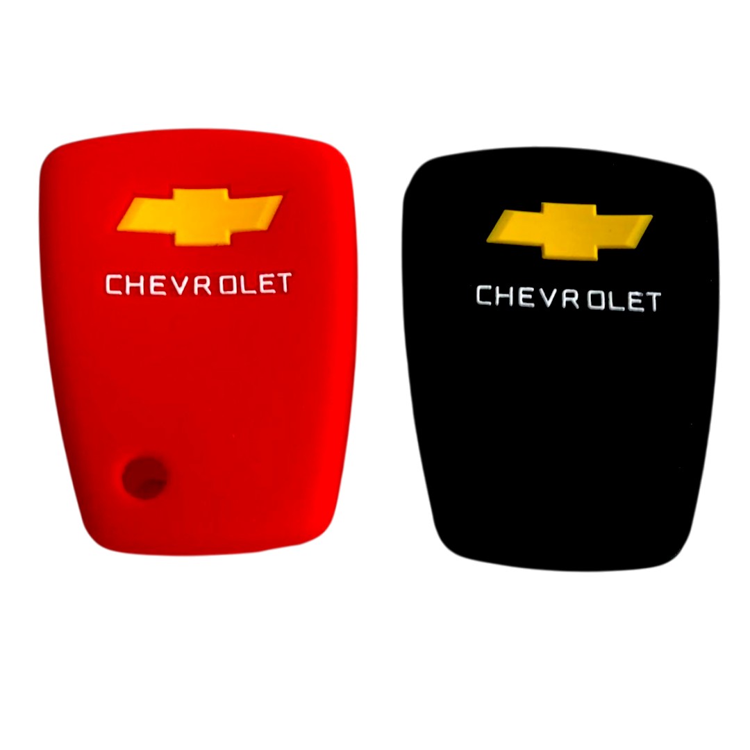 ESTUCHE SILICION PARA LLAVES ROJO-NEGRO