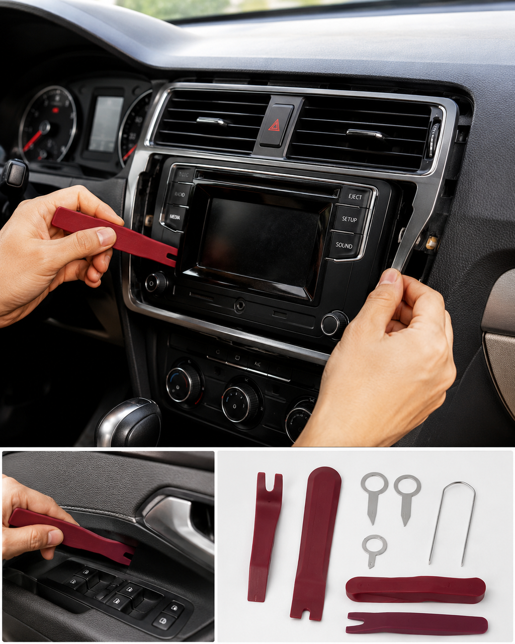 KIT DE HERRAMIENTAS PARA DESMONTAJE INTERIOR DE AUTO