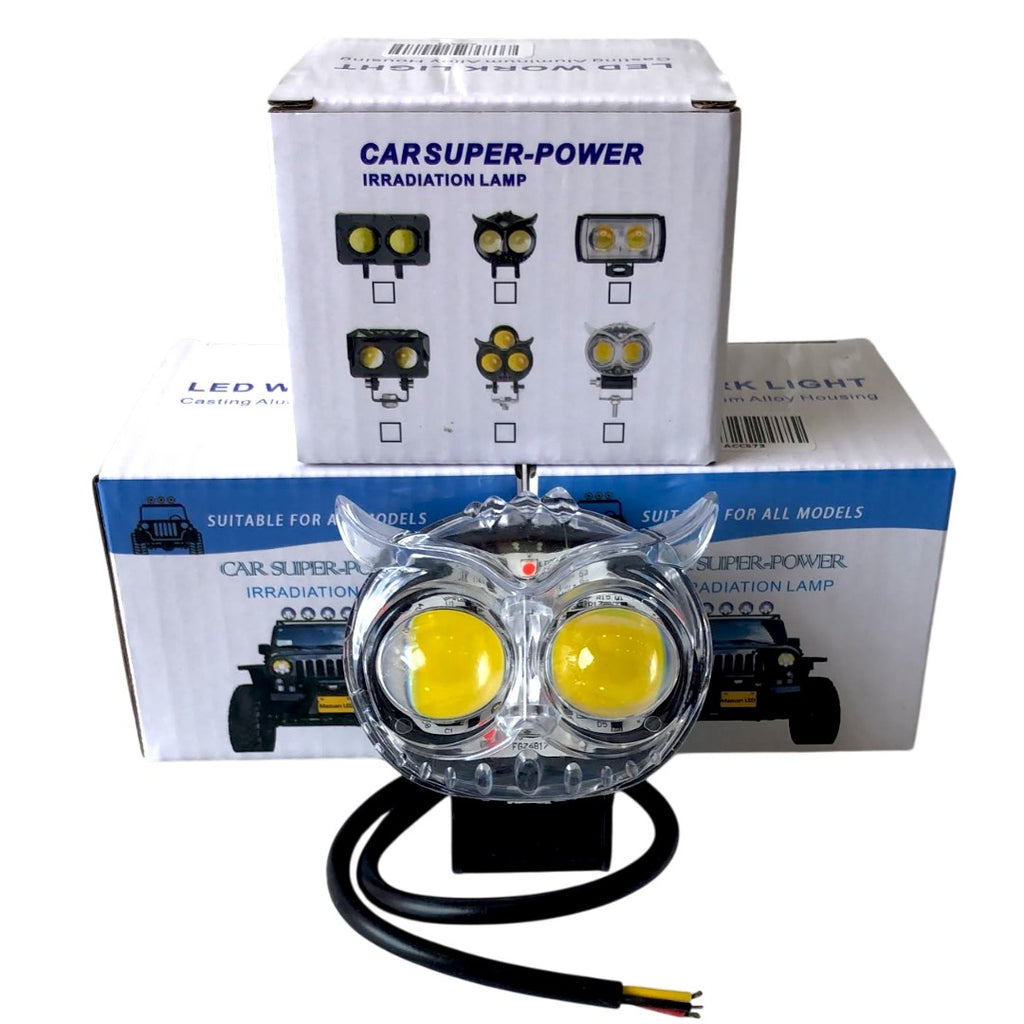 LUZ LED DE BUHO TRANSPARENTE/MULTICOLOR