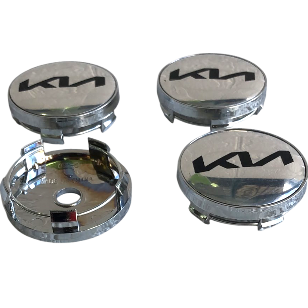 TAPACUBOS PLANO KIA 60MM PLATEADO