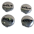 TAPACUBOS PLANO KIA 60MM PLATEADO