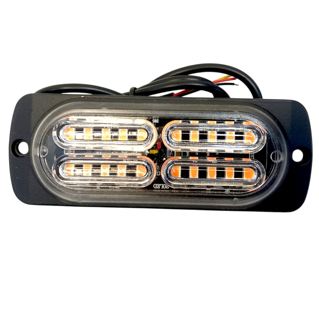 LUZ LED BARRA 8 MODOS/AMARILLO 12V/24V