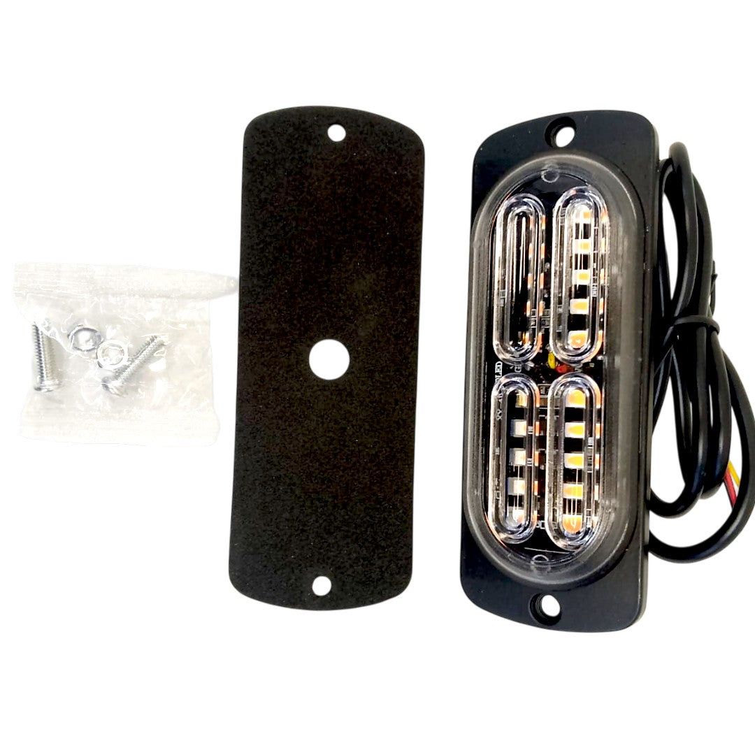 LUZ LED BARRA 8 MODOS/AMARILLO 12V/24V