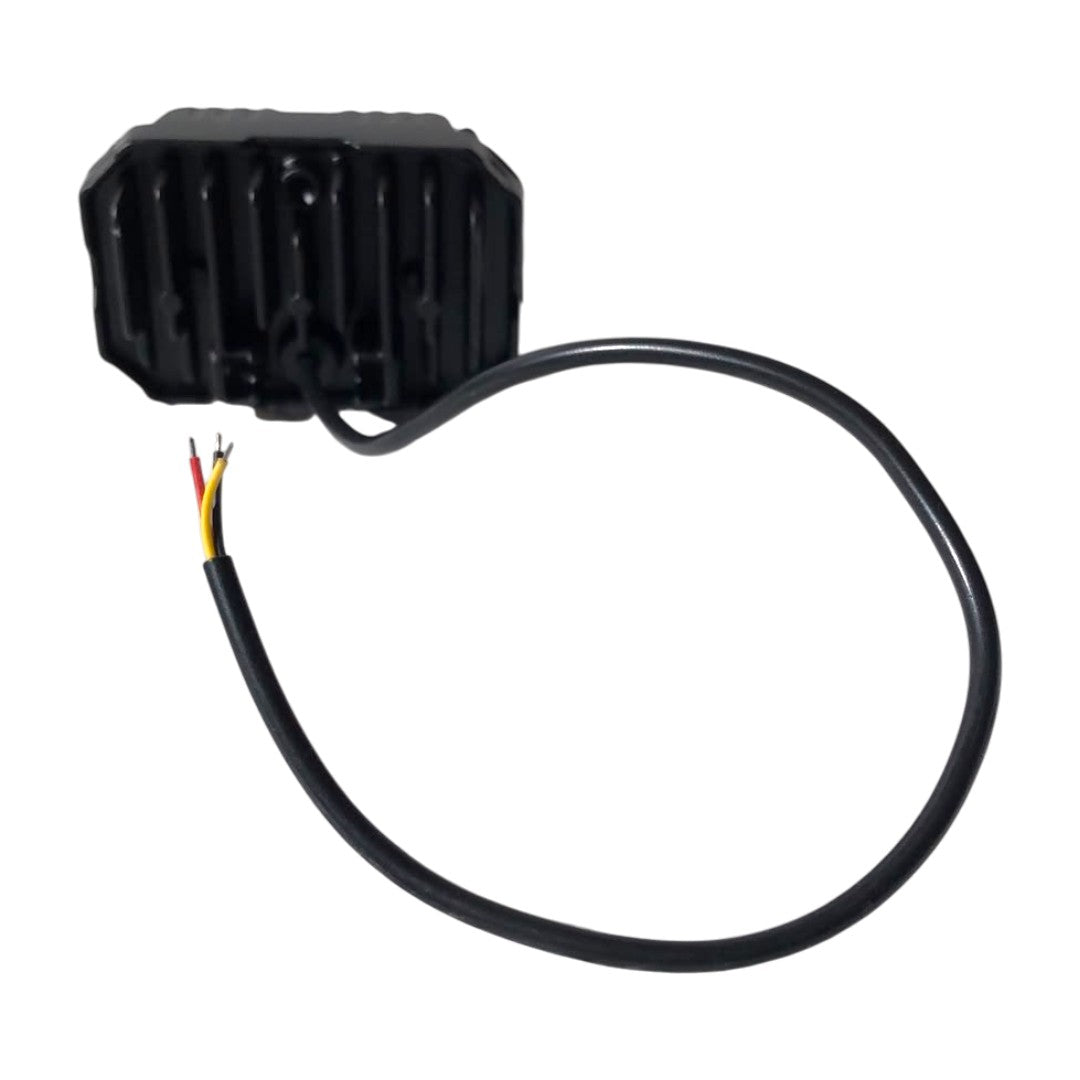 PROYECTOR LED DE 4 LUPAS FRANJA ROJA W+Y+RGB+STROBER