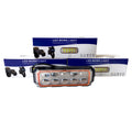 PROYECTOR LED DE 10 LUPAS FRANJA ROJA W+Y+RGB+STROBER