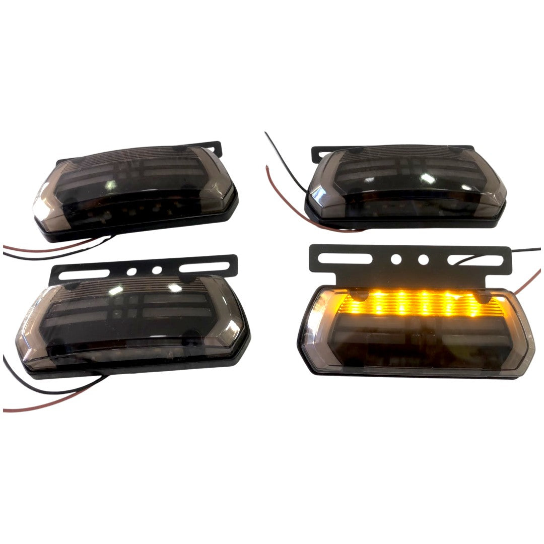LUCES LED COLORES /2026-BB2470 SET X 4PCS WATERPROOF ADHESIVE